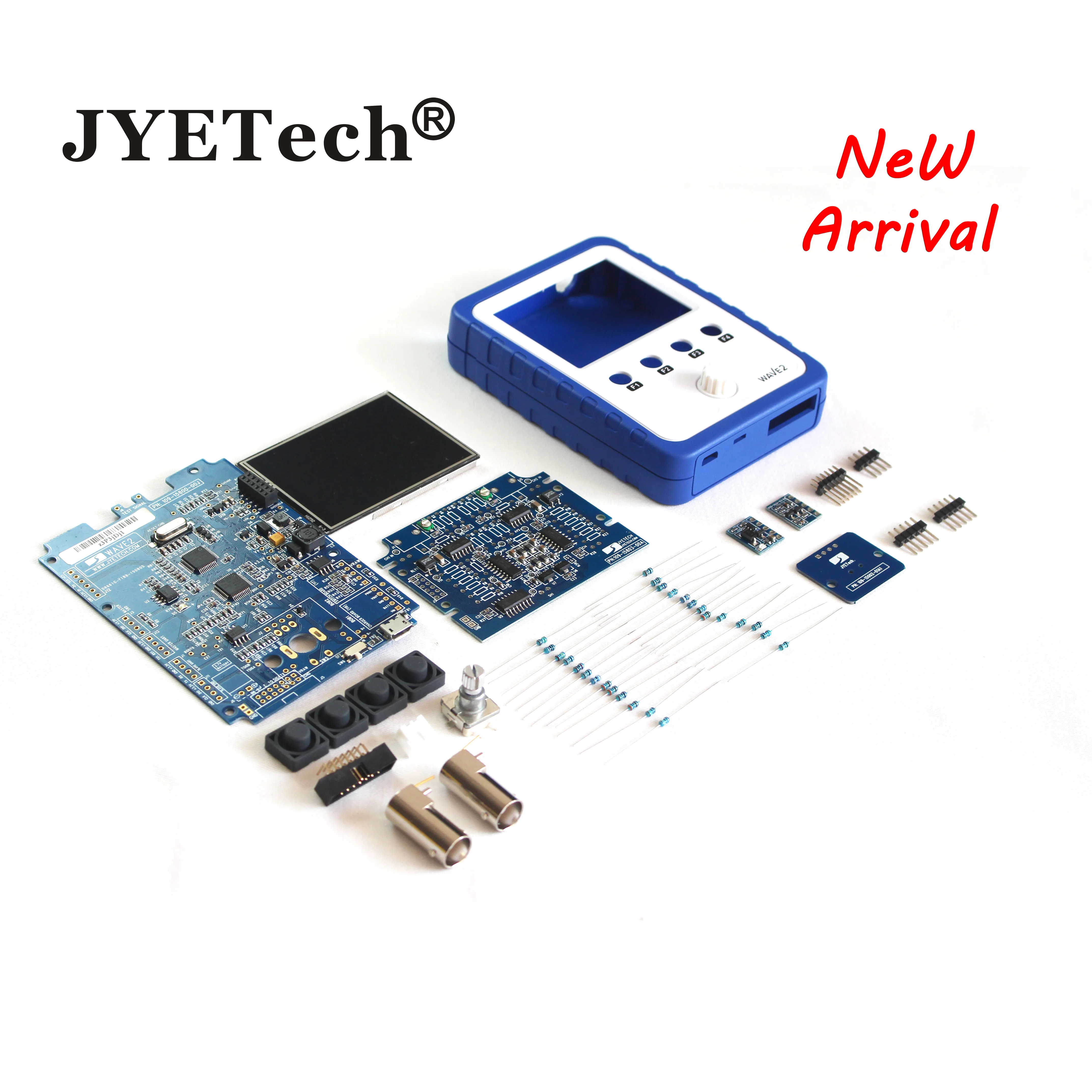 JYETech WAVE2 Сенсорная панель Портативный цифровой осциллограф DIY Kit 2 канала Встроенный DDS функция генератор X-Y дисплей CE