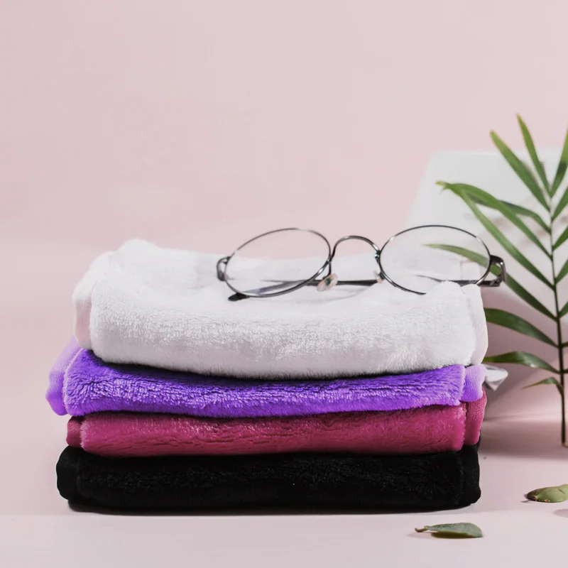 1 шт. полотенце для удаления макияжа лица ткань из микрофибры многоразовое