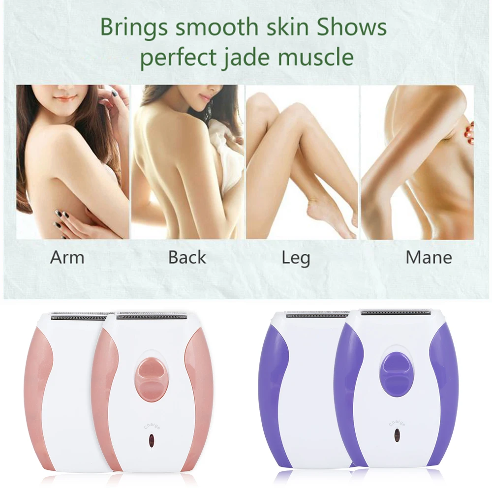 

Depilatory Women Epilator USB Electric Shaver Bikini Shaving Razor Hair Removal Trimmer Face Body Underarm Leg Arm Depilation