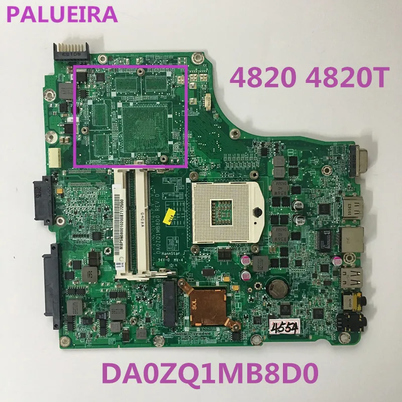 Материнская плата для ноутбуков Acer aspire 4820 4820TG DA0ZQ1MB8D0 HM55 UMA DDR3|Материнские платы