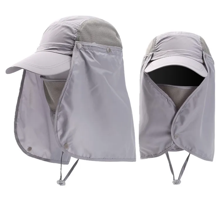 

Men fishing hat uv sunscreen cap folding sun hat covered face mountain cycling cap quick-drying cap cap