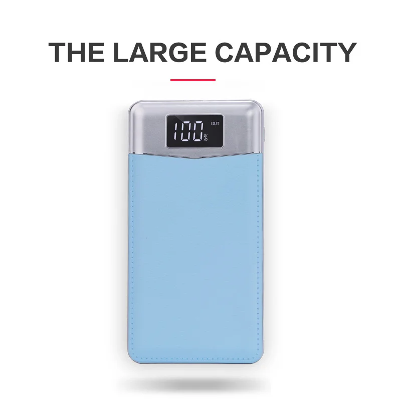 Quick Charge power Bank 30000 мАч 2 USB lcd портативная Внешняя батарея зарядное устройство для