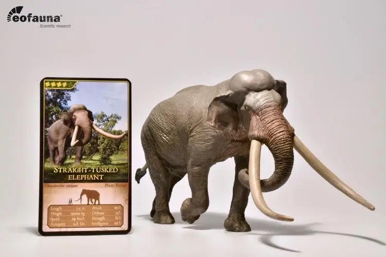 В наличии! Опущенный слон eoфауна 1/35 доисторическая фигурка животного коллектор