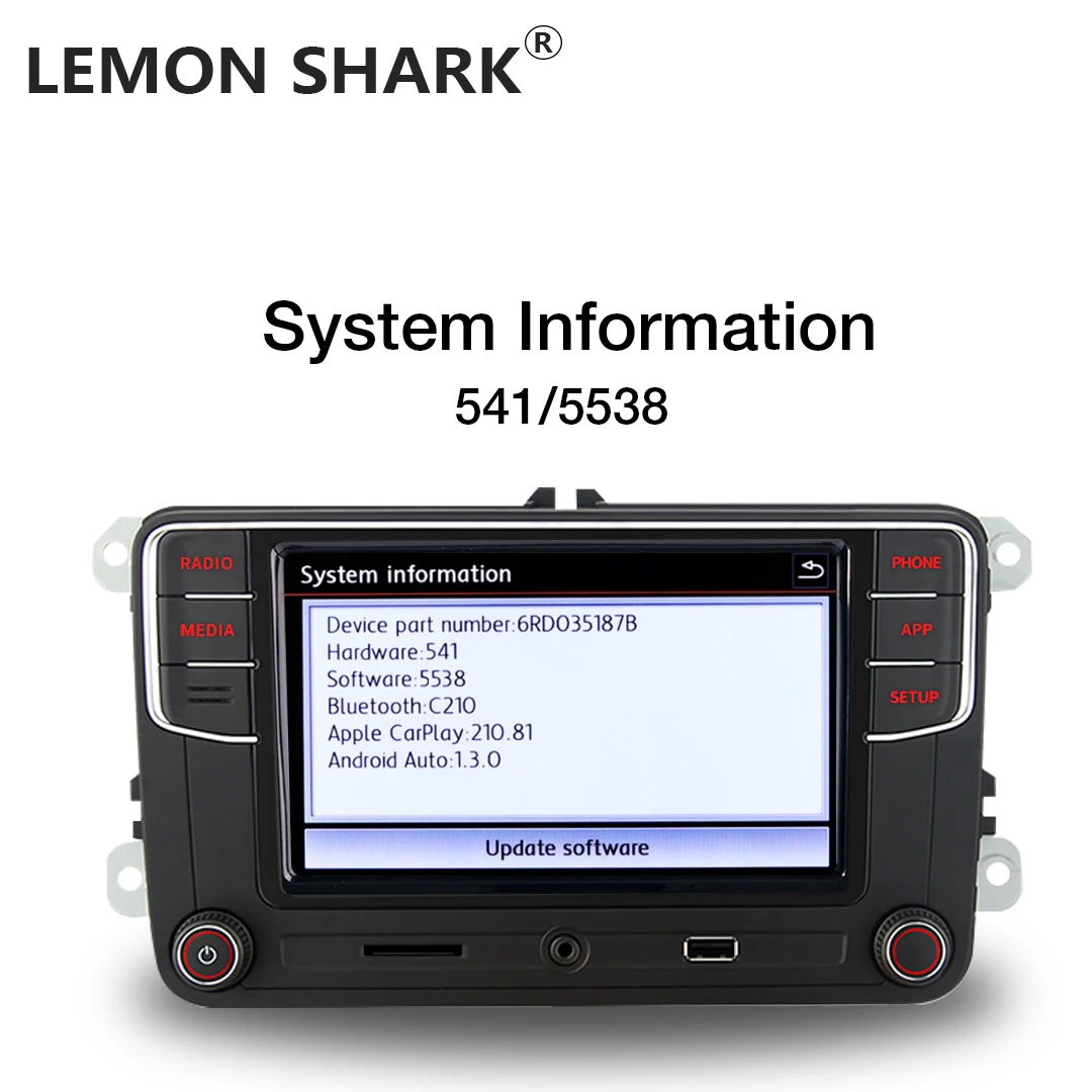 Noname RCD330 187B Android авто радио Carplay MirrorLink RCD340G для VW Golf 5 6 Jetta MK5 MK6 CC Tiguan Passat Polo |