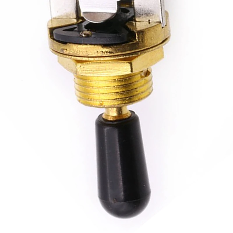 

Guitar Pickup Gold Electric Guitar 3 Way Toggle Switch Pickup Selector Switch with Tip Knob