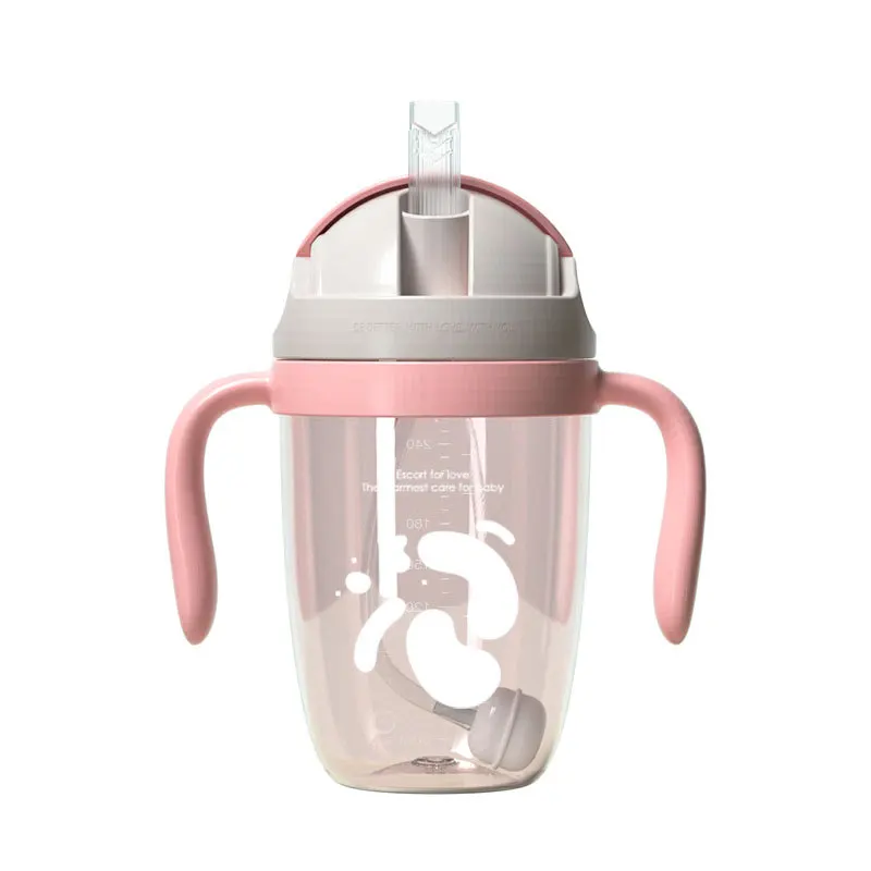 

Baby Silicone Straw Cup Making Baby Feeding Cup Cute Cartoon Baby Learning Cup Toddler Children's Food Grade Cup Three Uses