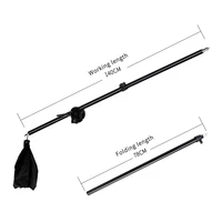 sh photography photo studio kit light stand cross arm with weight bag photo studio accessories extension rod 75 135cm