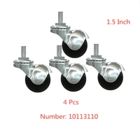 4 pcslot caster light 1 5 inch m10 screw rod ball universal wheel sofa table chair furniture pulley factory