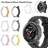 new hot for huawei honor watch gs pro plating pc protector bumper frame watch cases protective shell smart watch accessories