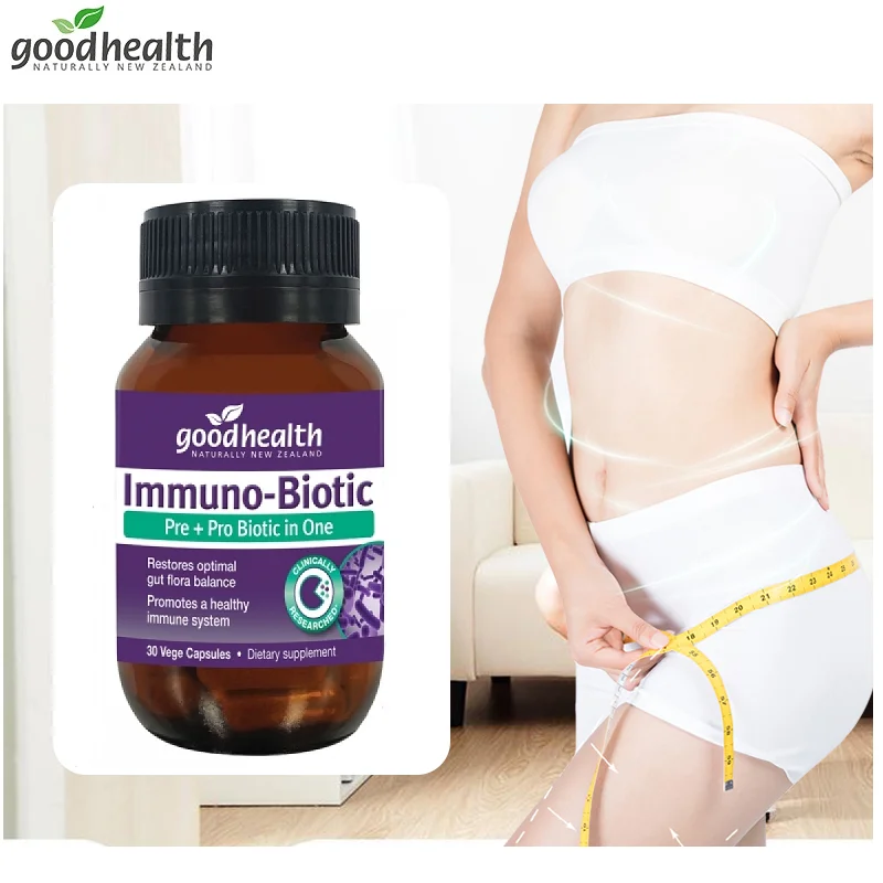 

Биотический пробиотик GoodHealth, 30 капсул, миллиард полезных кишечных бактерий, антибиотики для пищеварения, здоровье, запор, облегчение вздутия живота