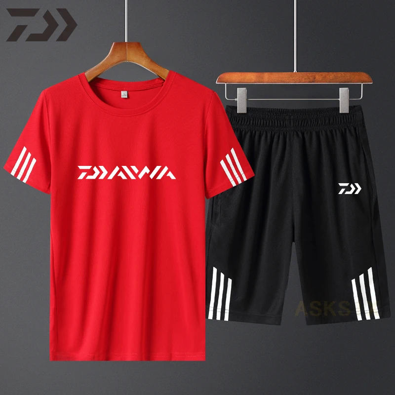 Новый Летний Тонкий комплект для рыбалки Daiwa Мужская дышащая быстросохнущая