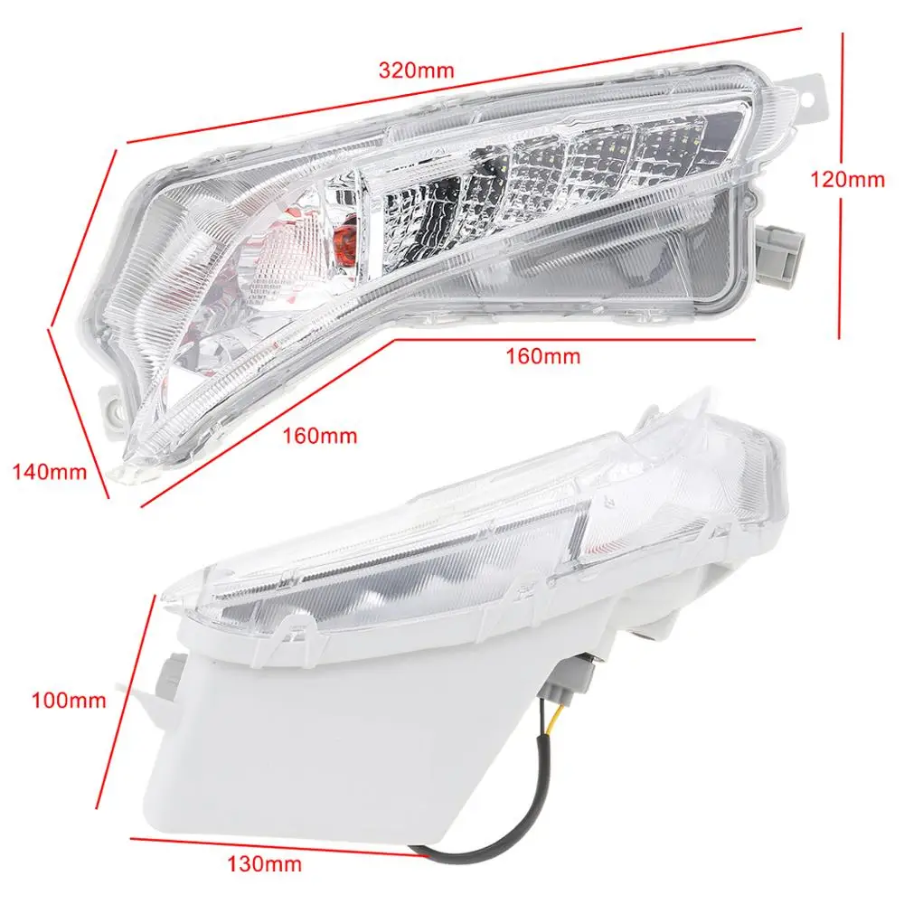 1 шт. Универсальная автомобильная Противо-Туманная светильник/левый