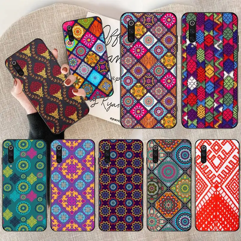 Чехол для телефона высокого качества для Xiaomi Mi9 9SE 8SE Pocophone F1 Mi8 Lite с рисунком цветочного рельефа.