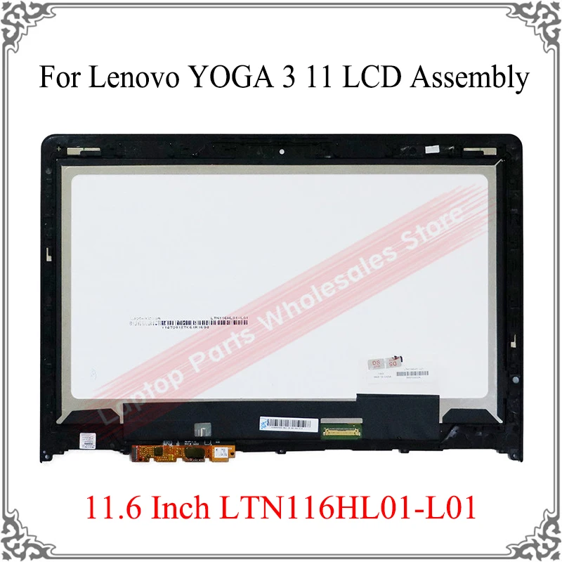 Оригинальная Черная быстрая сборка ЖК-экрана для Lenovo YOGA 3 11 80J8 6 дюйма IPS сенсорный