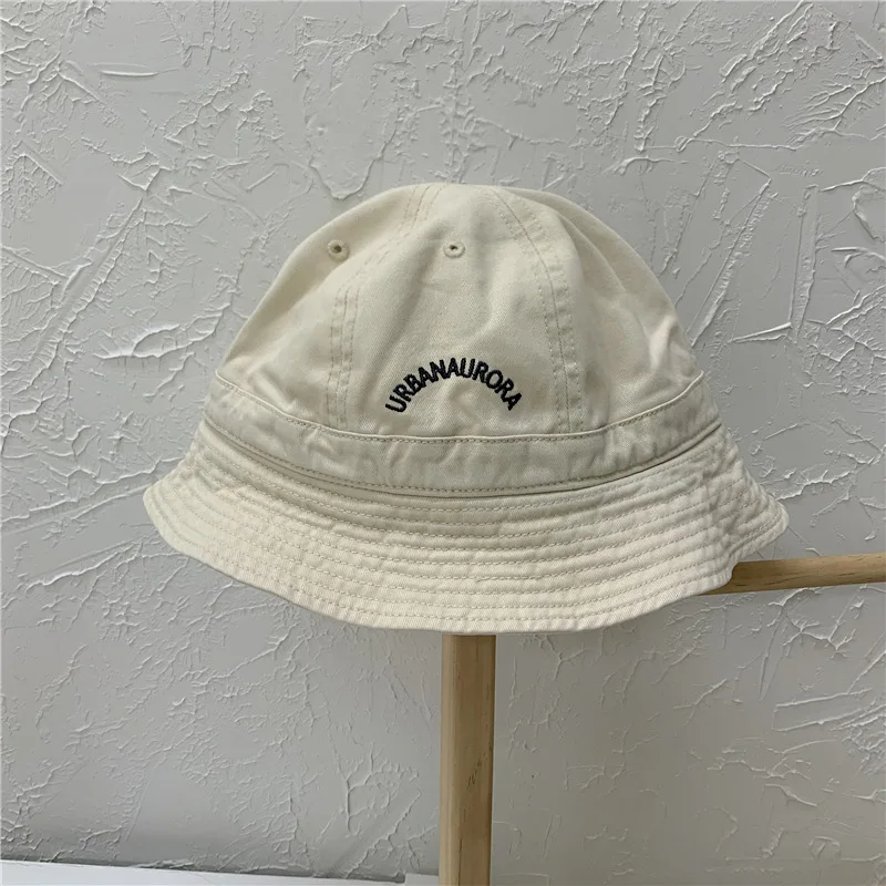 Корейский Харадзюку промытый хлопок Рыбацкая шляпа Женская японская ниша