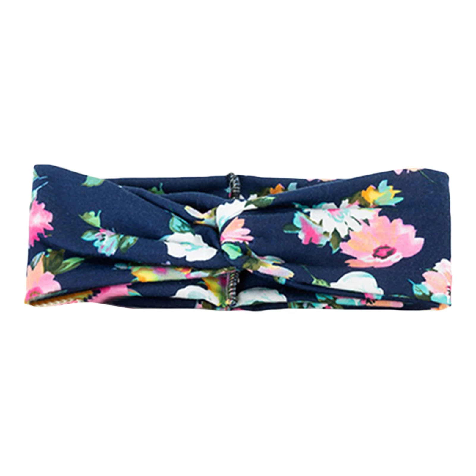 

Повязка для волос с принтом женская, модная эластичная бандана для макияжа, спортивный аксессуар на голову, 4 вида, на лето