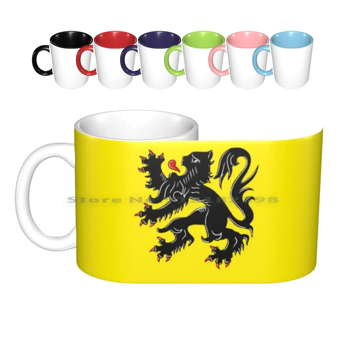 Керамические кружки Vlaamse Leeuw кофейные чашки кружка для молока и чая Vlaams перанг