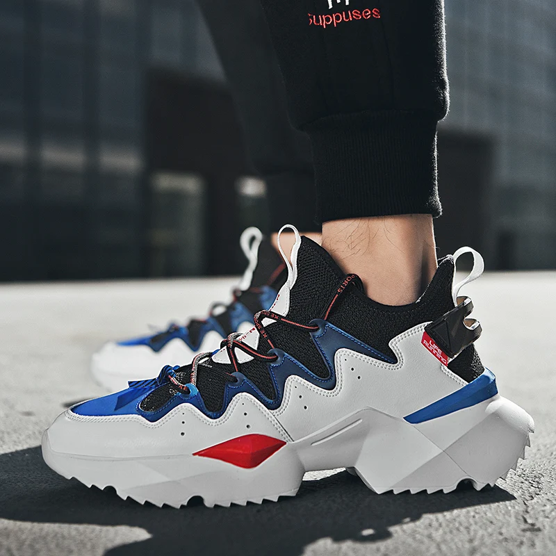 Sport Shoes Men Running Summer White Breathable Flying Knit Sneakers Jogging Walking Fashion Basket zapatillas hombre | Спорт и