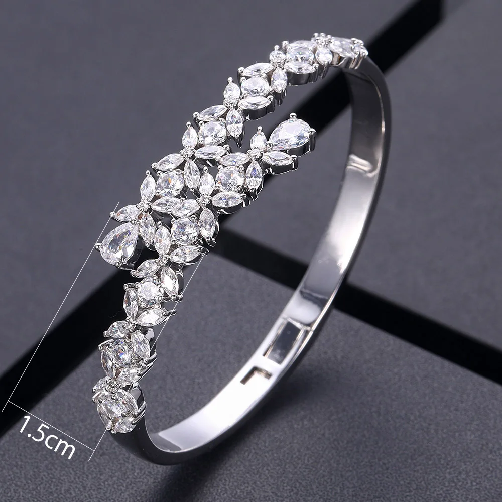 Jankelly на руку люксовый уникальный браслет кольцо Ювелирные наборы для женщин