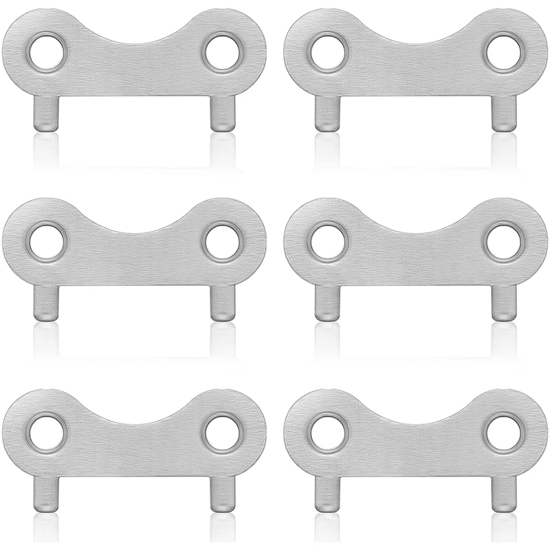 

New-6 Pcs Marine Boat Deck Fill Plate Key Deck Fill Plate Key 316 Stainless Steel Boat Deck Fill Plate Key for Most Boat