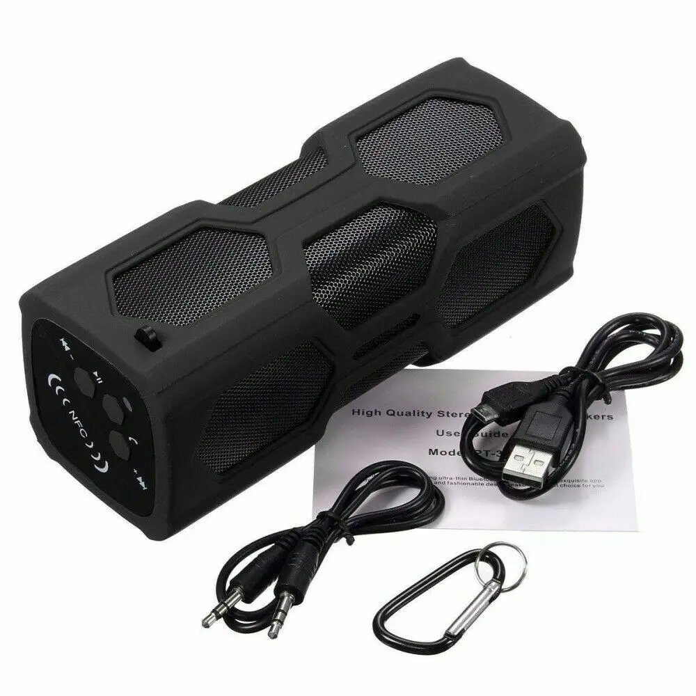 Портативная беспроводная Bluetooth колонка водонепроницаемый внешний аккумулятор с