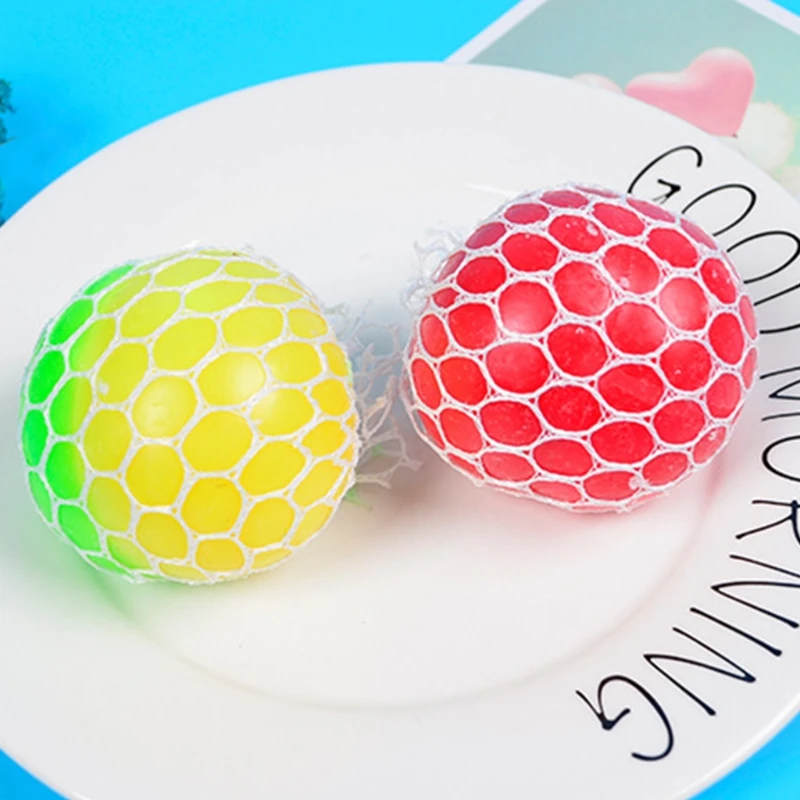 

Colorful Stress Grape Ball Kneading Decompression Soft Foam Squeeze Balls Squishy Stress Relief Balls Toys for Funny