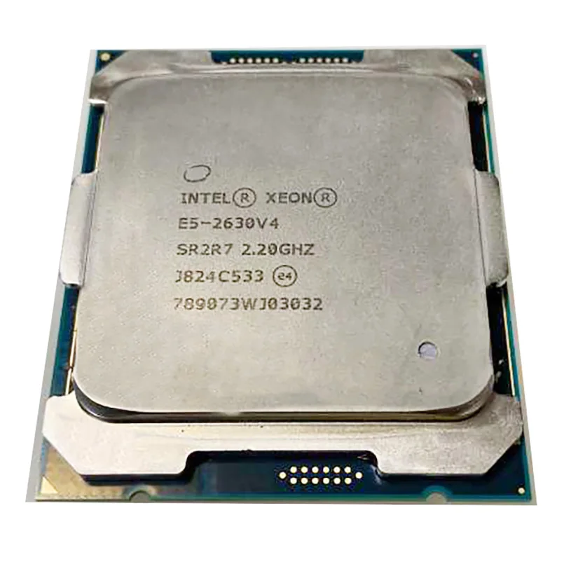 Оригинальная материнская плата Intel Xeon E5 2630V4 2630 V4 2 20 GHZ 10 Core 25MB LGA2011 3 85W X99|Процессоры|