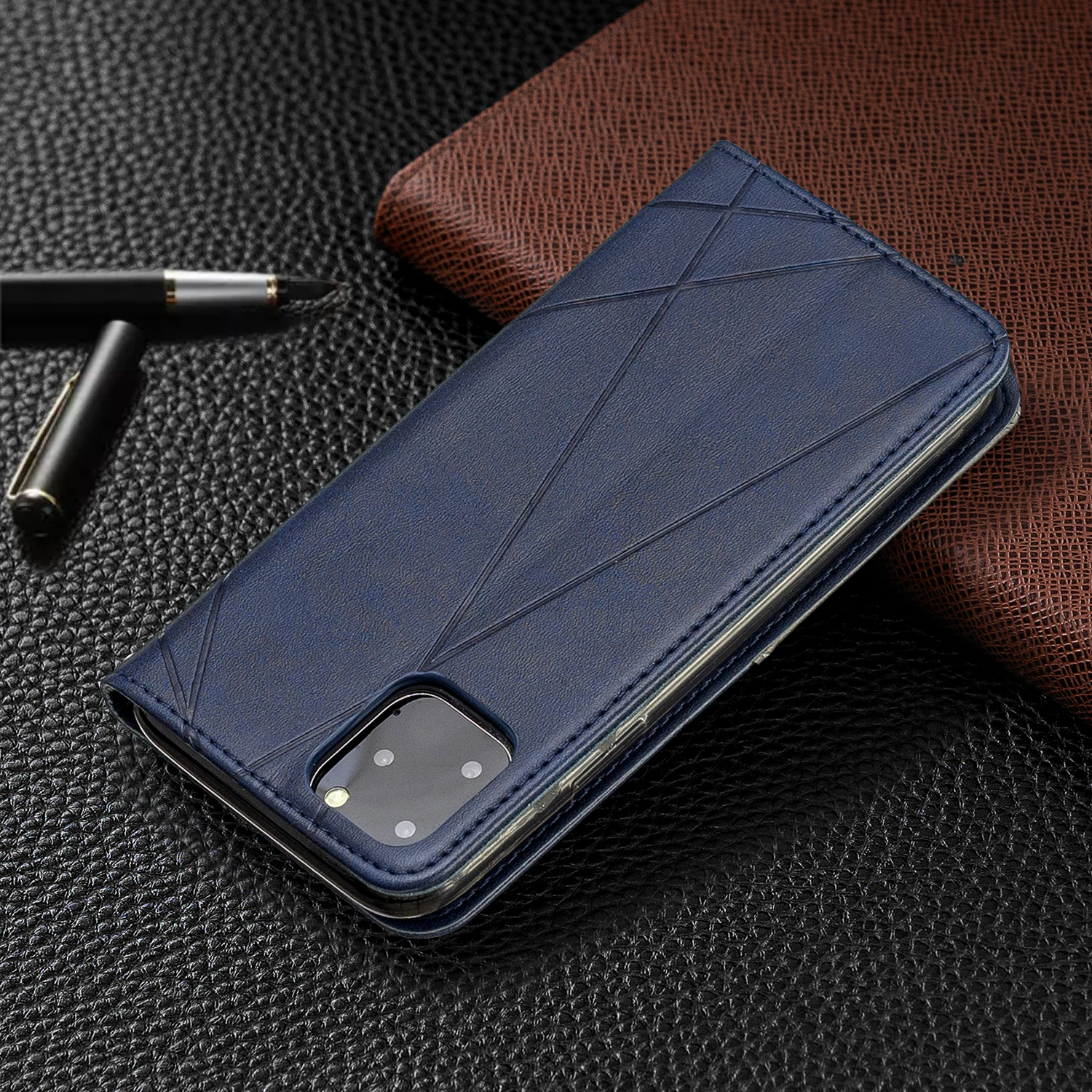 Для iPhone 11 pro Чехол-книжка кожаный чехол для iPhone 8 Plus для iPhone X XR XS MAX чехол жесткий чехол для iPhone 6 7 8 чехол