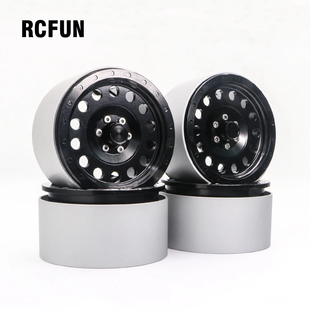 Rc rcfun 4 шт./1 шт. горячая Распродажа RC Crawler 1: 2 XD820 Колеса металлические антипригарные