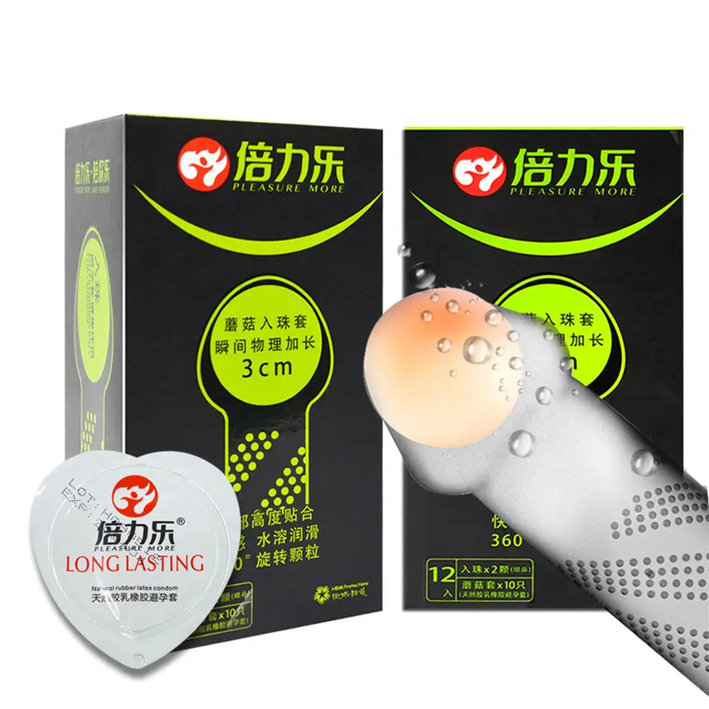 Ультратонкие презервативы для мужчин из натурального латекса большие точки