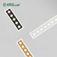 xrzlux led downlight spot light linear bar ceiling line lamps for living room corridor light 110v 220v indoor recessed lighting