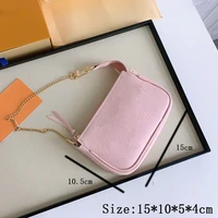 2021 summer mini ladies leather shoulder bag handbag chain bag with letter change new plus gift box packaging free shipping