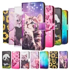 Симпатичный чехол-кошелек для Xiaomi M3 X3 NFC Redmi Note 10 10s 9S 9 9A 9C 8A 8T 8 7 Pro 7A 6A 6 4X 5 Plus, кожаный чехол для телефона