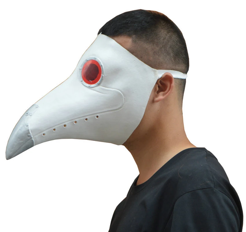 Маска Чумного доктора латекс паровой панков маска на Хэллоуин с птица Косплэй