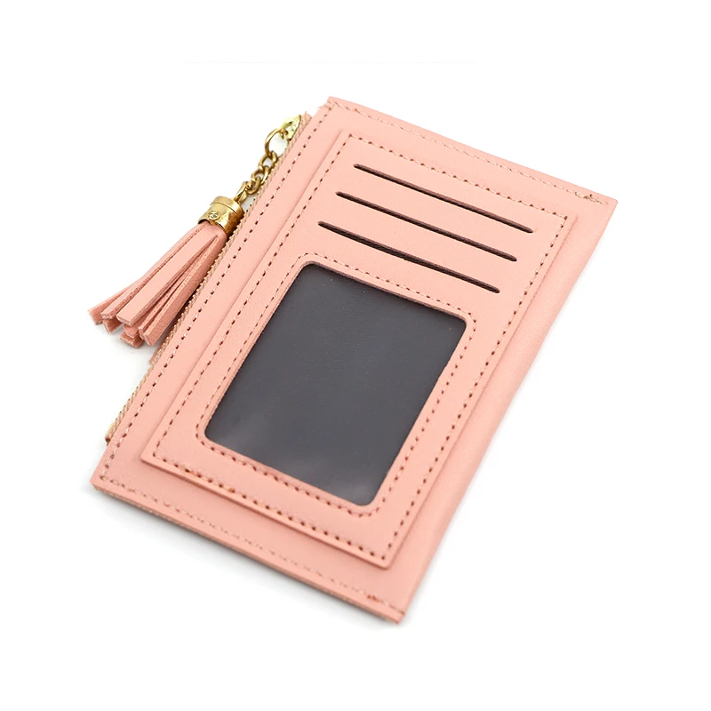 Держатель для кредитных карт тонкий кожаный кошелек деловой чехол денег мужчин и