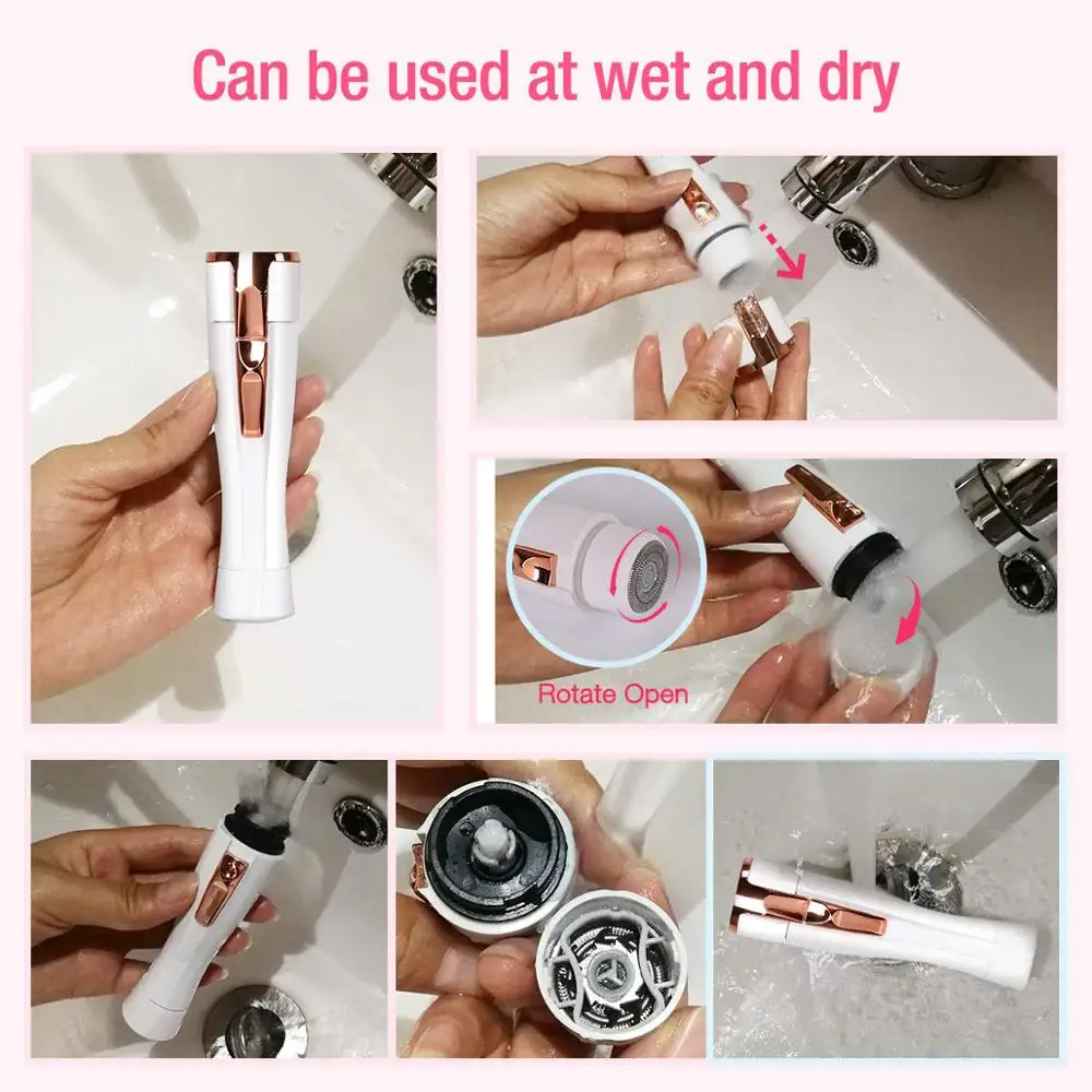 Женский мини Электрический эпилятор бритва для женщин женский лица зоны бикини