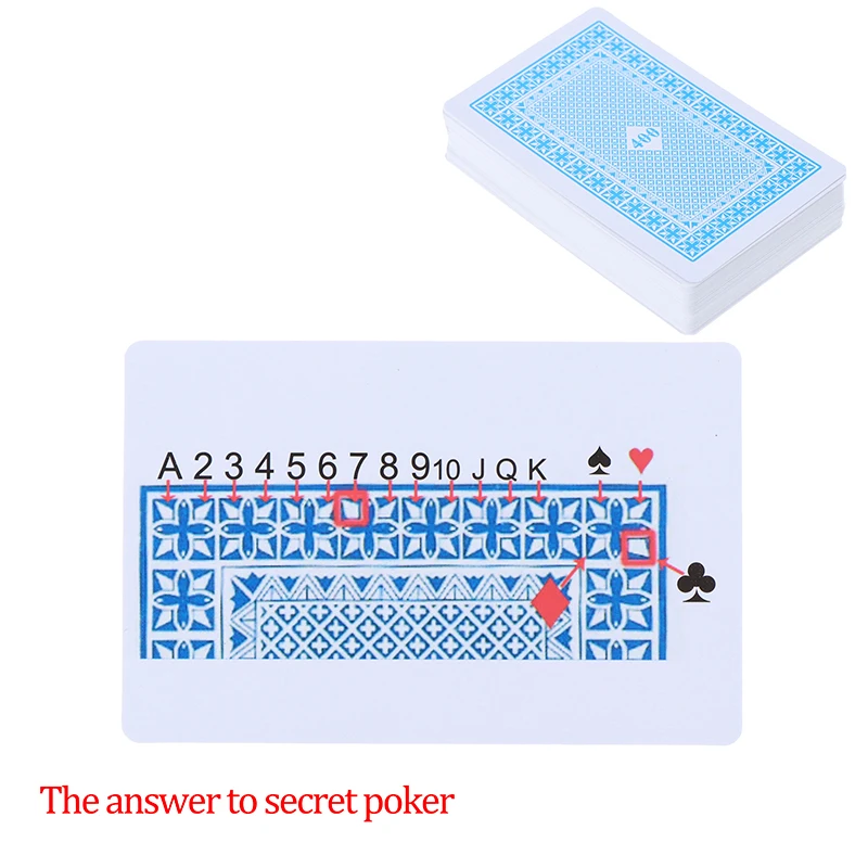 Новые покерные карты с маркировкой игральные новые секретные магические фокусы