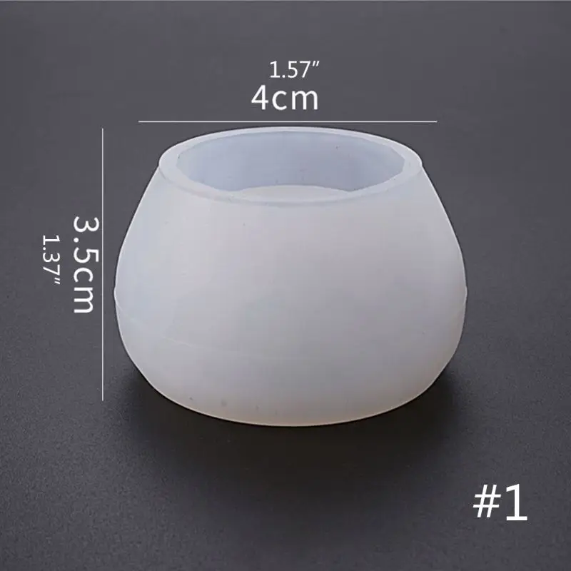 

Crystal Epoxy Resin Mold Bowl Cup Casting Silicone Mould DIY Crafts Handmade Jewelry Making Tool