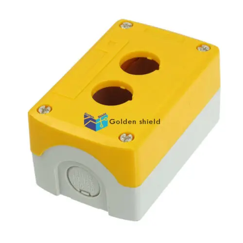 Пластиковое отверстие диаметром 22 мм 2 кнопки блок управления переключателем