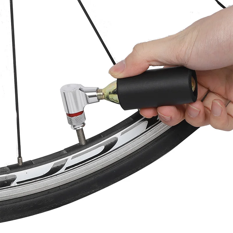 Велосипедный насос WEST BIKING компактный портативный аварийный мини CO2 с двуокисью