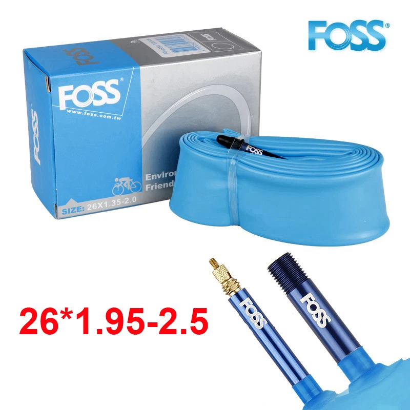 FOSS велосипедная внутренняя труба 26 26*1,95-2,25 Schrader Presta анти-стаб горный велосипед Внутренняя труба шины chambre air blow proof в коробке