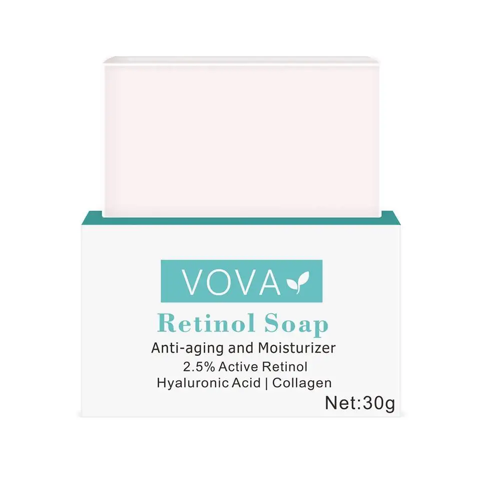 

VOVA Retinol Face Wash Soap Collagen Face Cream Anti Wrinkle Firm Lifting Shrink Pores Moisturizing Anti Aging Skin Care 30g