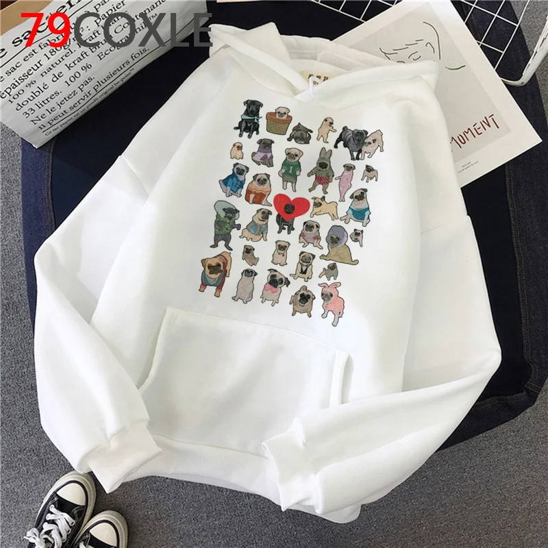 

Толстовка женская с капюшоном и принтом, оверсайз