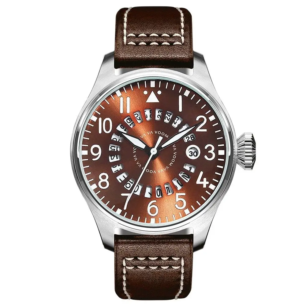 

Men's Watches Pilot Watches Casual Fashion Perpetual Calendar Waterproof Watch Casual Sports Military Watch Men's Quartz Watch