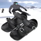 Новинка 2021, мини-лыжные скейты для снега, короткие сноуборды, снегоступы, высококачественные регулируемые соединения, портативная Лыжная обувь, сноуборд
