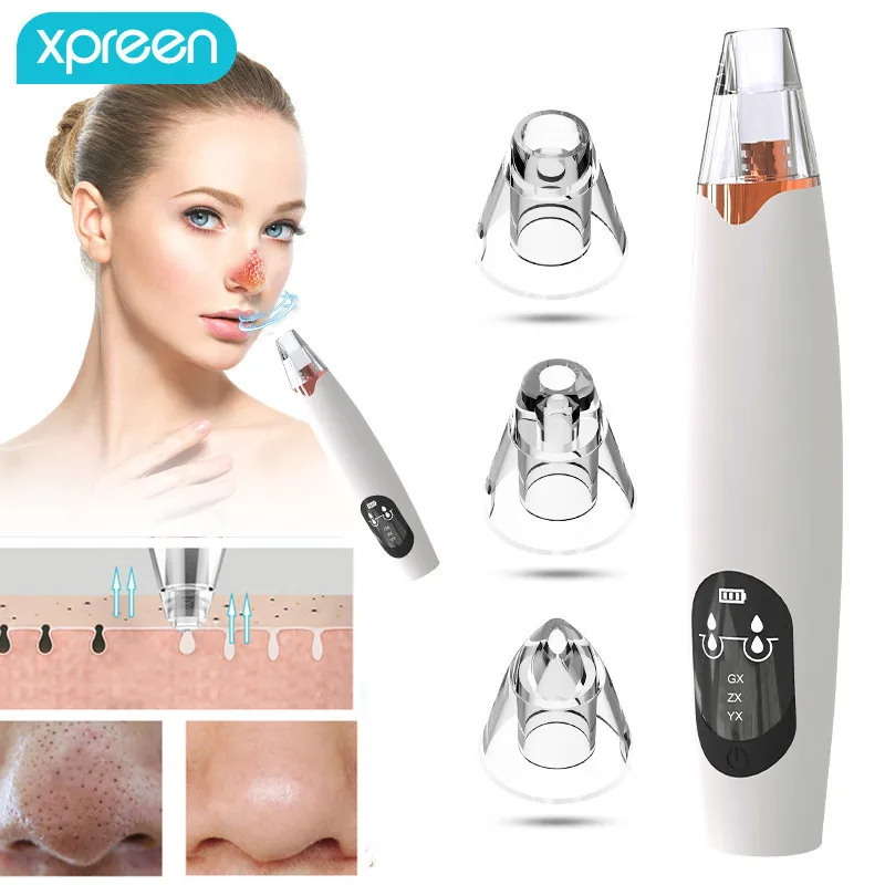 QD0035W Xpreen средство для удаления черных точек уход за кожей пор вакуумное удаление акне прыщей вакуумные инструменты для всасывания черной головы Лицо Нос Глубокая чистка машина - Цвет: QD0035W
