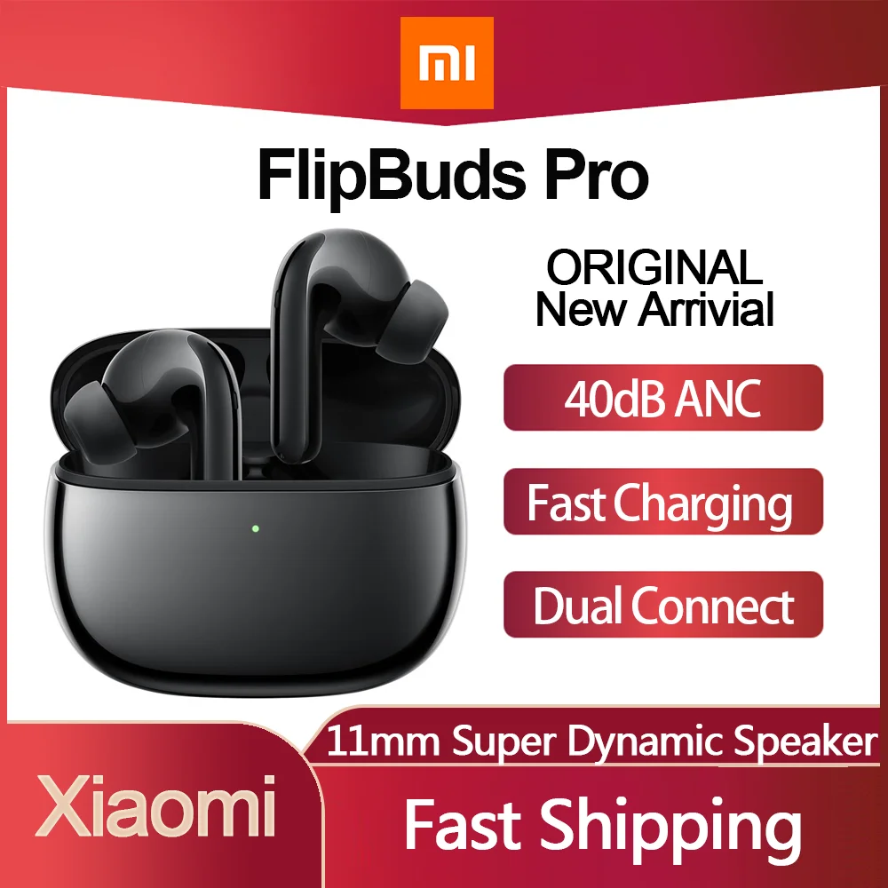 

Оригинальные 2021 новые Xiaomi FlipBuds Pro флагманские товары настоящие беспроводные наушники Bluetooth ANC наушники активное шумоподавление TWS
