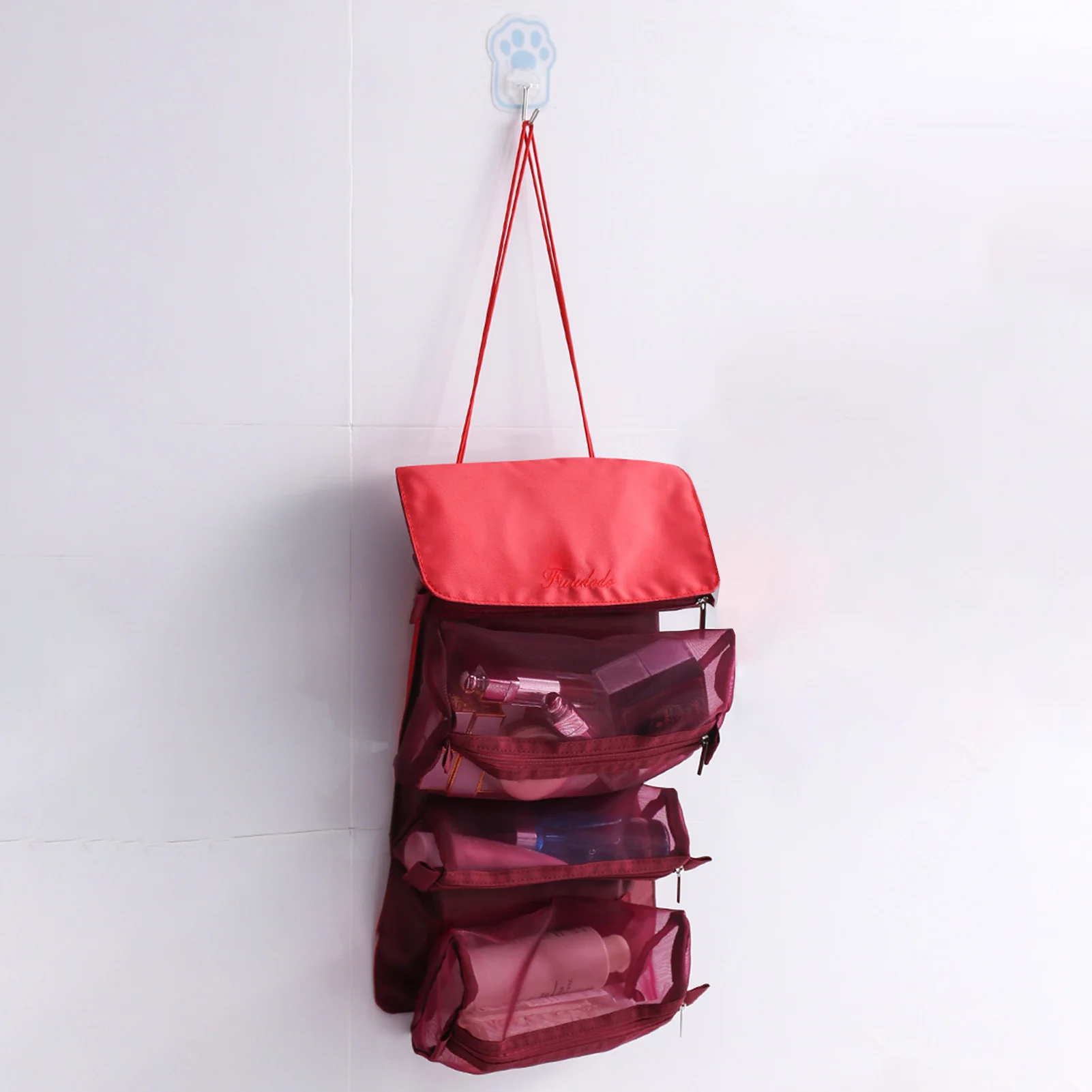 

Travel Toiletry Bag Makeup Bag High Capacity Cosmetic Bags Bathroom Women Cosmetic Organizer Pouch Hanging Wash Bags