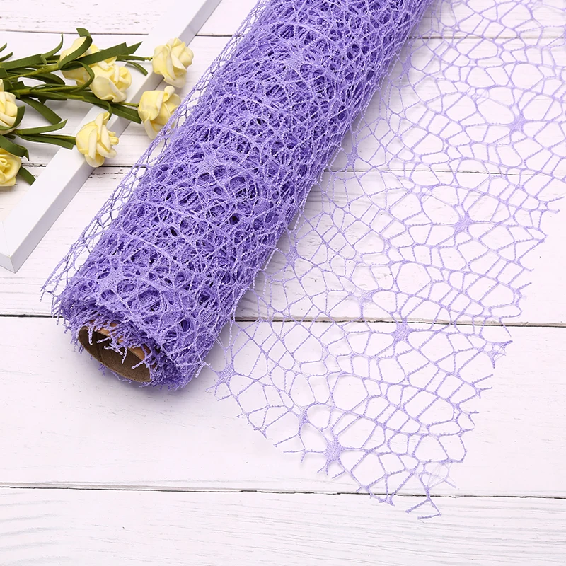 1 рулон/5 м DIY органза букет упаковочная газовое Сетчатое ремесло уп детей ручные