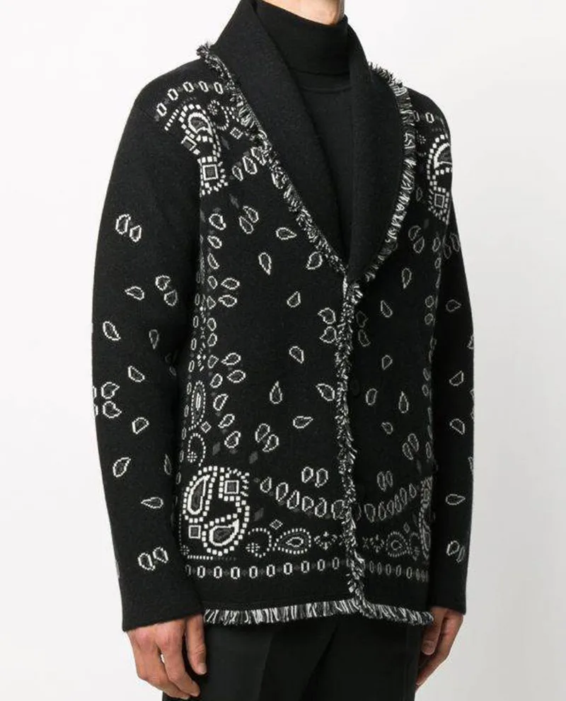 Весна осень модные мужские кашемировые кардиганы высококачественное шерстяное